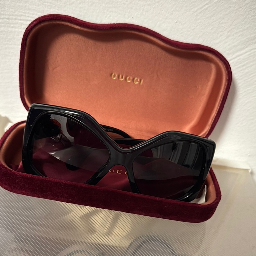 Gucci Black Designer Sunglasses